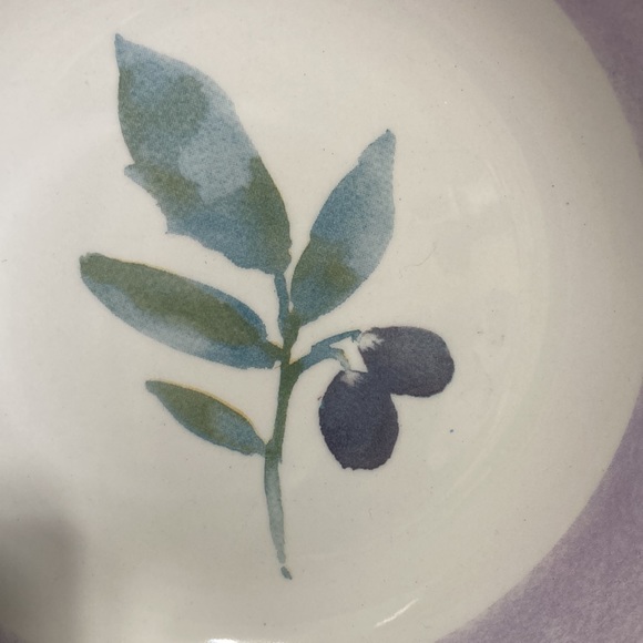 PIER ONE Olive Mist Coupe Replacement Soup Bowl Lilac Lavender Purple White - Picture 4 of 10